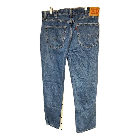 Levi's 550 Relaxed Fit Jeans Mens 38x32 Med Wash 100% Cotton Tapered Leg Denim - Picture 3 of 4